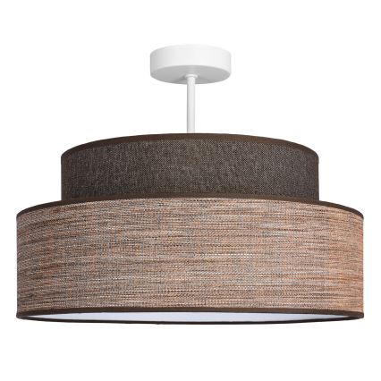 Plafonieră GRACE 1xE27/60W/230V maro/bej