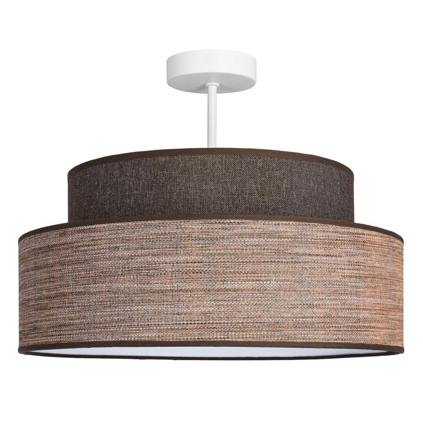 Plafonieră GRACE 1xE27/60W/230V maro/bej