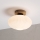 Plafonieră HARMA WOOD 1xE27/15W/230V stejar/alb, Ø 25 cm