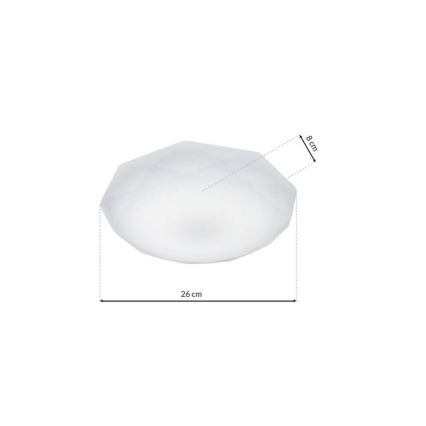 Plafonieră HEX LED/12W/230V