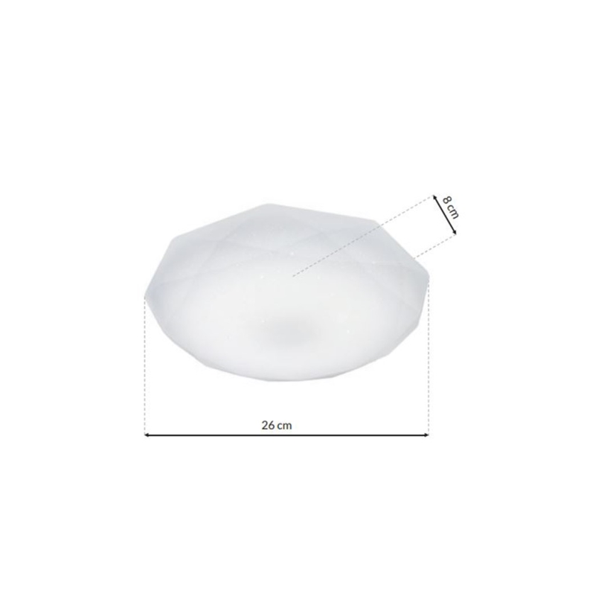 Plafonieră HEX LED/12W/230V