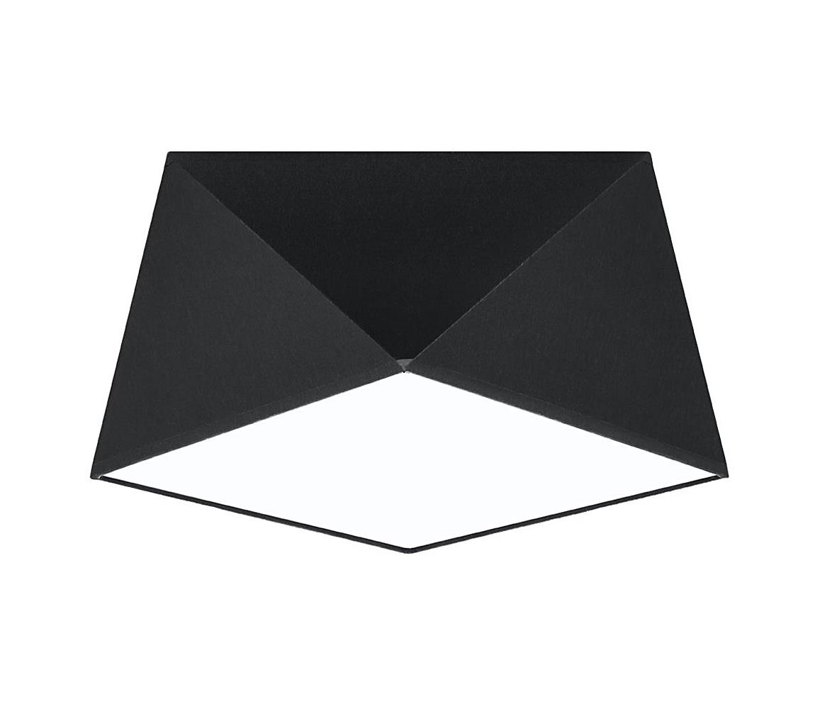 Plafonieră HEXA 1×E27/60W/230V neagră
