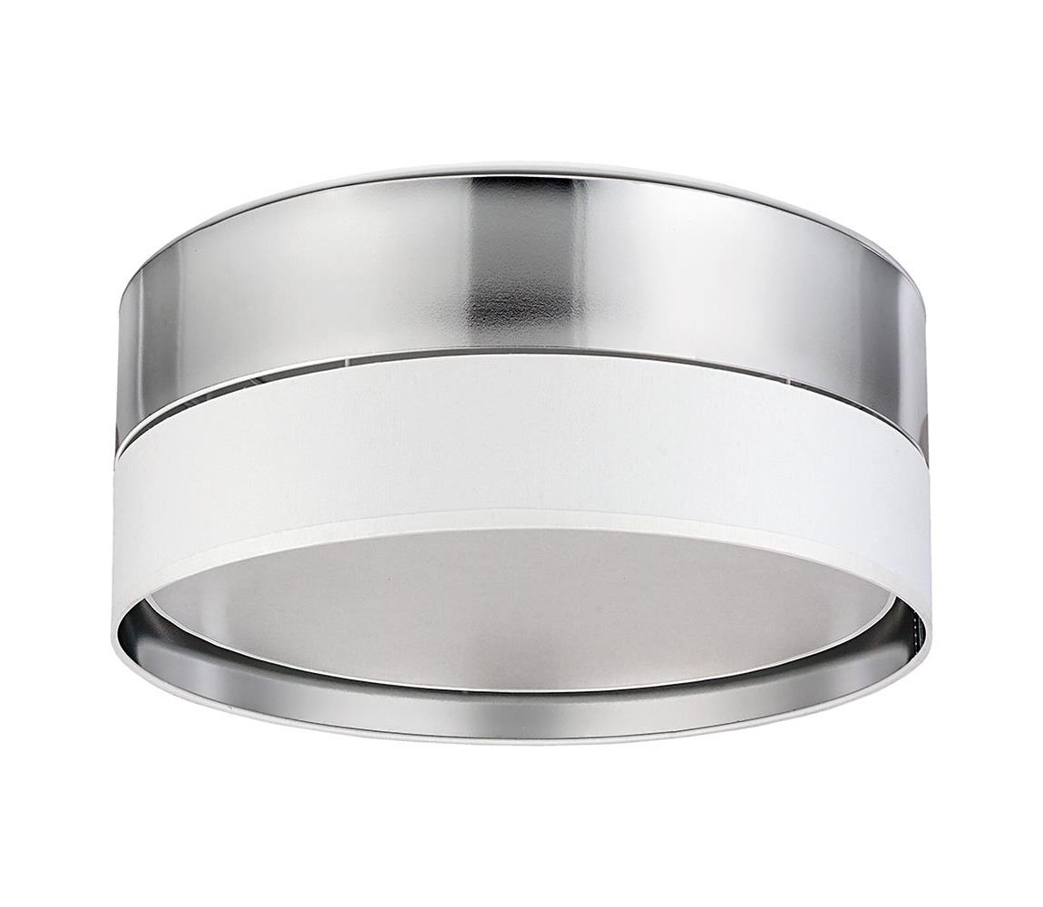 Plafonieră HILTON 3xE27/15W/230V d. 45 cm albă/crom