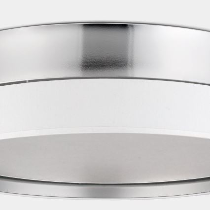 Plafonieră HILTON 4xE27/15W/230V d. 60 cm alb/crom