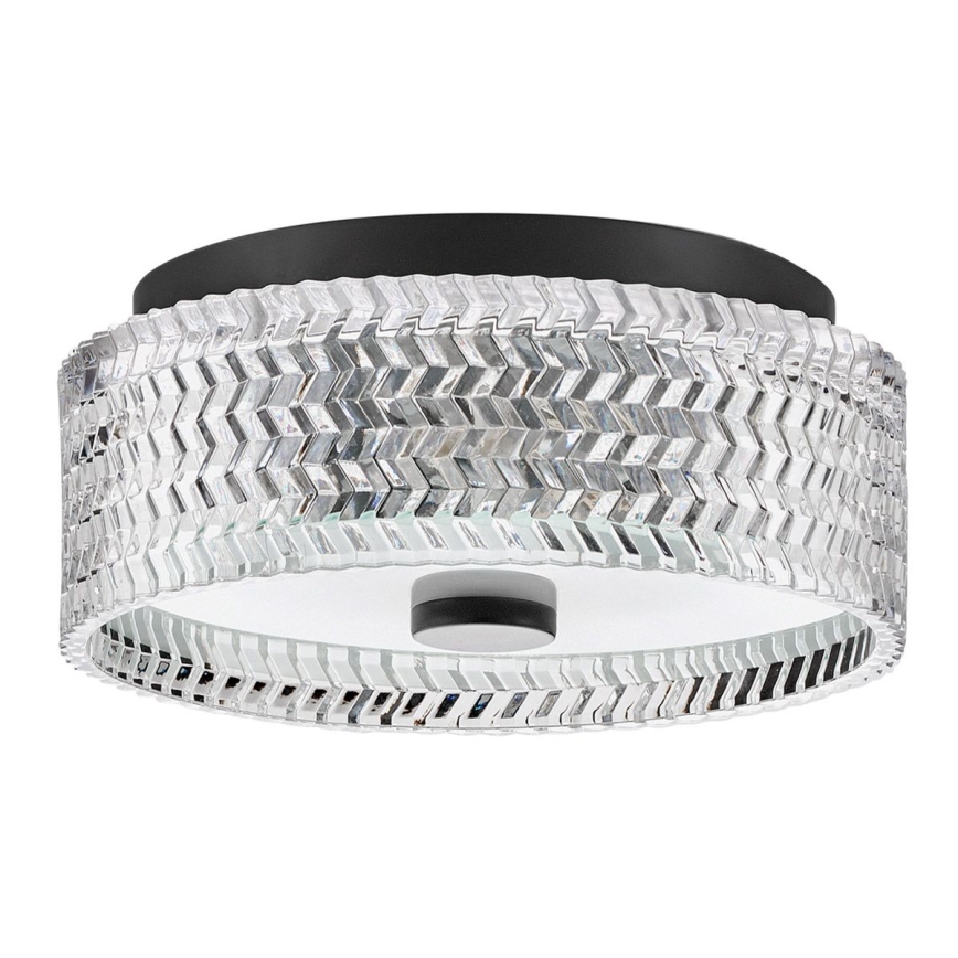 Plafonieră Hinkley ELLE 2xE27/60W/230V d. 30,5 cm negru