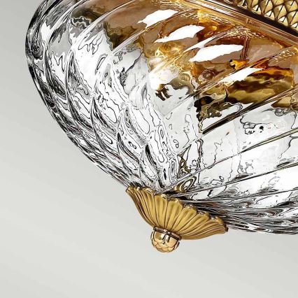 Plafonieră Hinkley PLANTATION 3xE27/60W/230V auriu