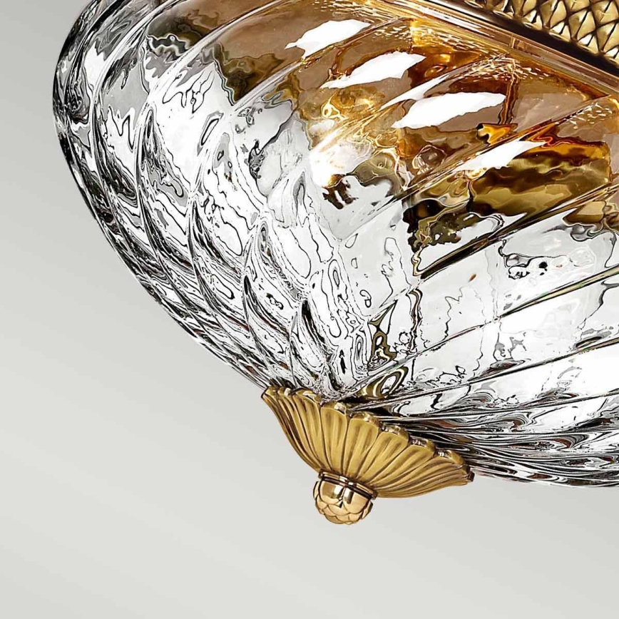 Plafonieră Hinkley PLANTATION 3xE27/60W/230V auriu