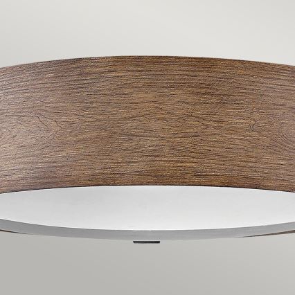 Plafonieră Hinkley SAWYER 3xE14/40W/230V d. 38 cm sequoia/maro