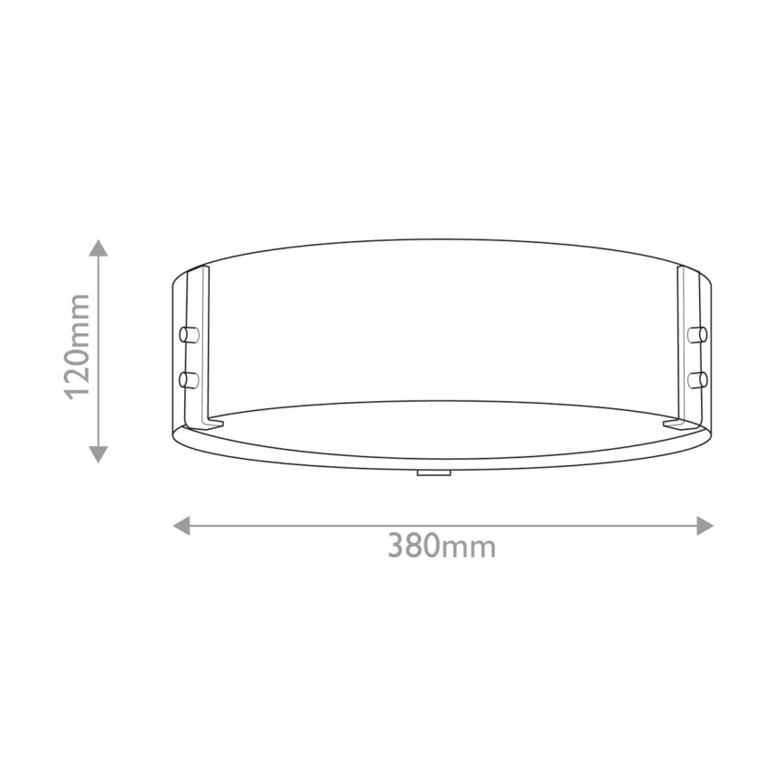 Plafonieră Hinkley SAWYER 3xE14/40W/230V d. 38 cm sequoia/maro