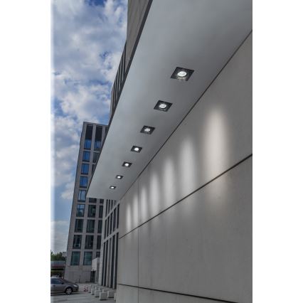 Plafonieră încastrată de exterior IKA 1xGU10/50W/230V IP65 Azzardo AZ4230