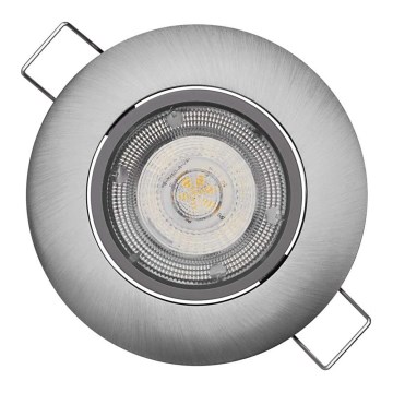 Plafonieră încastrată EXCLUSIVE, LED/5W/230V 4000 K, argintie