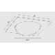 Plafonieră încastrată OLIMP 1xGU10-AR111/12W/230V albă Argon 4745