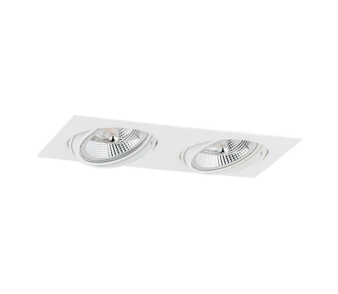 Plafonieră încastrată OLIMP 2xGU10/15W/230V albă Argon 1046