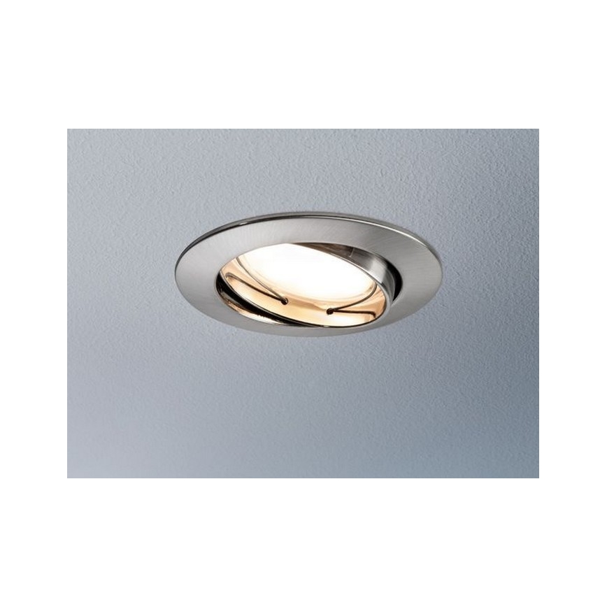 Plafonieră încastrată pentru baie LED/6,8W IP23 COIN 230V Paulmann 93979