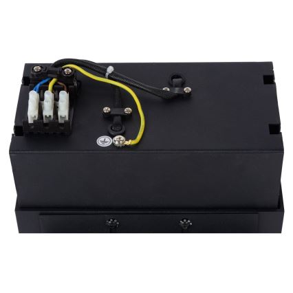 Plafonieră încastrată TRIMLESS 2xGU10/50W/230V neagră Lucide 09925/02/30