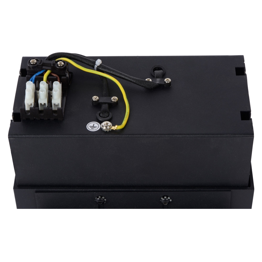 Plafonieră încastrată TRIMLESS 2xGU10/50W/230V neagră Lucide 09925/02/30