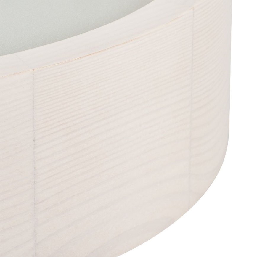 Plafonieră JASMIN 2xE27/20W/230V ø 37,5 cm stejar alb