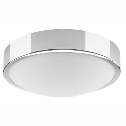 Plafonieră JONAS 1xE27/60W/230V d. 26 cm crom lucios
