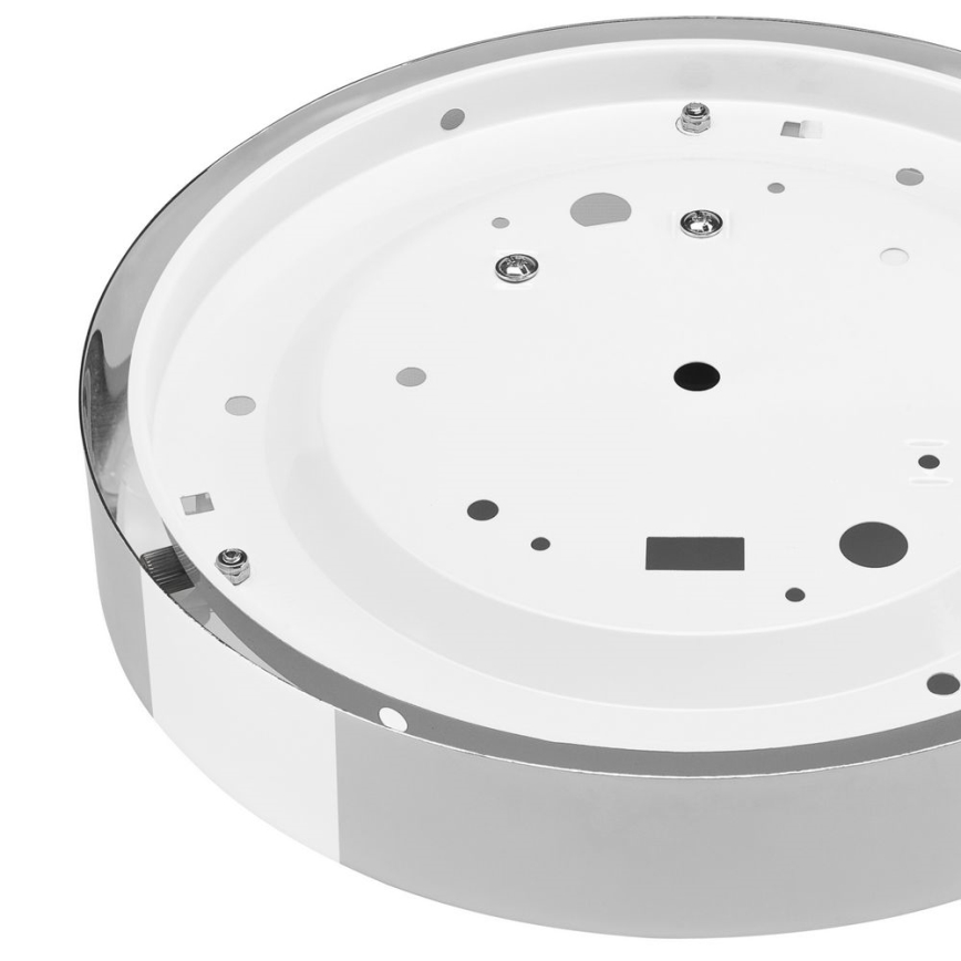 Plafonieră JONAS 1xE27/60W/230V d. 26 cm crom lucios