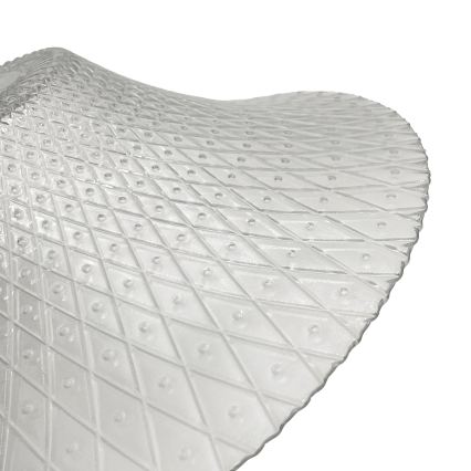 Plafonieră JULL WOOD 1xE27/15W/230V, stejar/transparent, Ø 34 cm