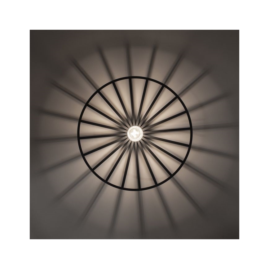 Plafonieră JUST LIGHT. 15636-18 SPIKE 1xE27/40W/230V d. 50 cm negru