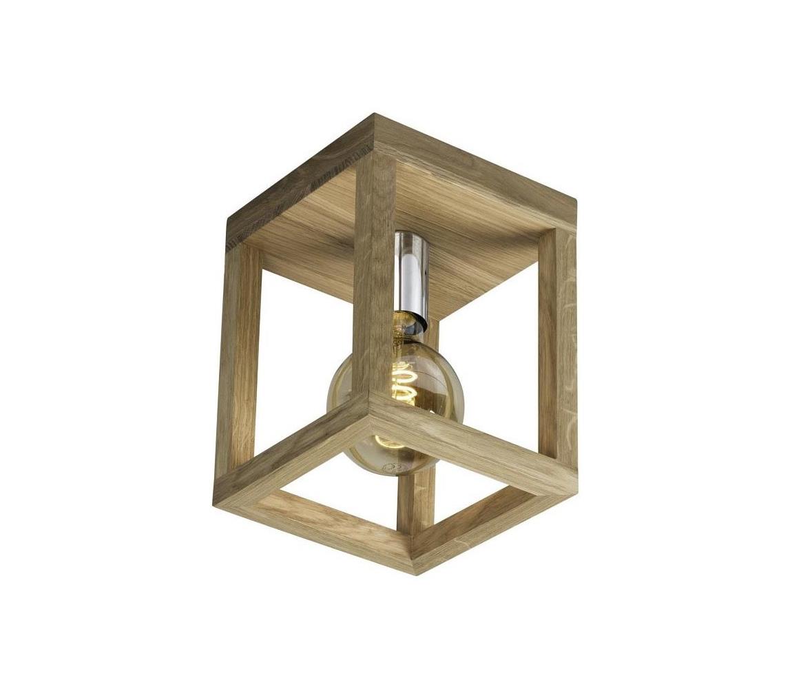 9158174 - Plafonieră KAGO 1xE27/60W/230V stejar mat