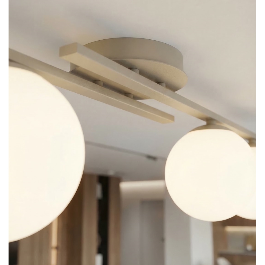 Plafonieră KAIRO 3xE14/10W/230V bej
