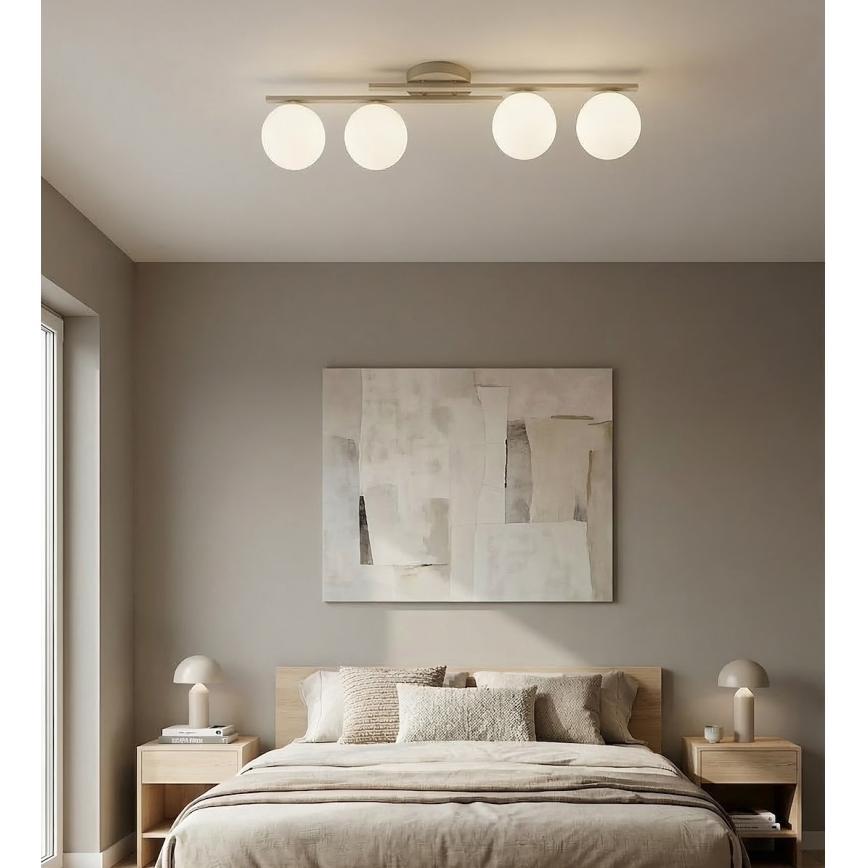 Plafonieră KAIRO 4xE14/10W/230V bej