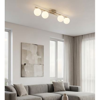 Plafonieră KAIRO 4xE14/10W/230V bej
