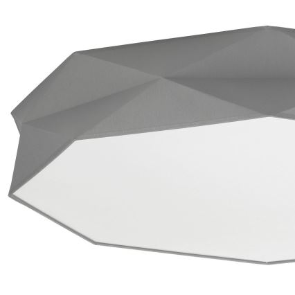 Plafonieră KANTOOR 6xE27/15W/230V gri