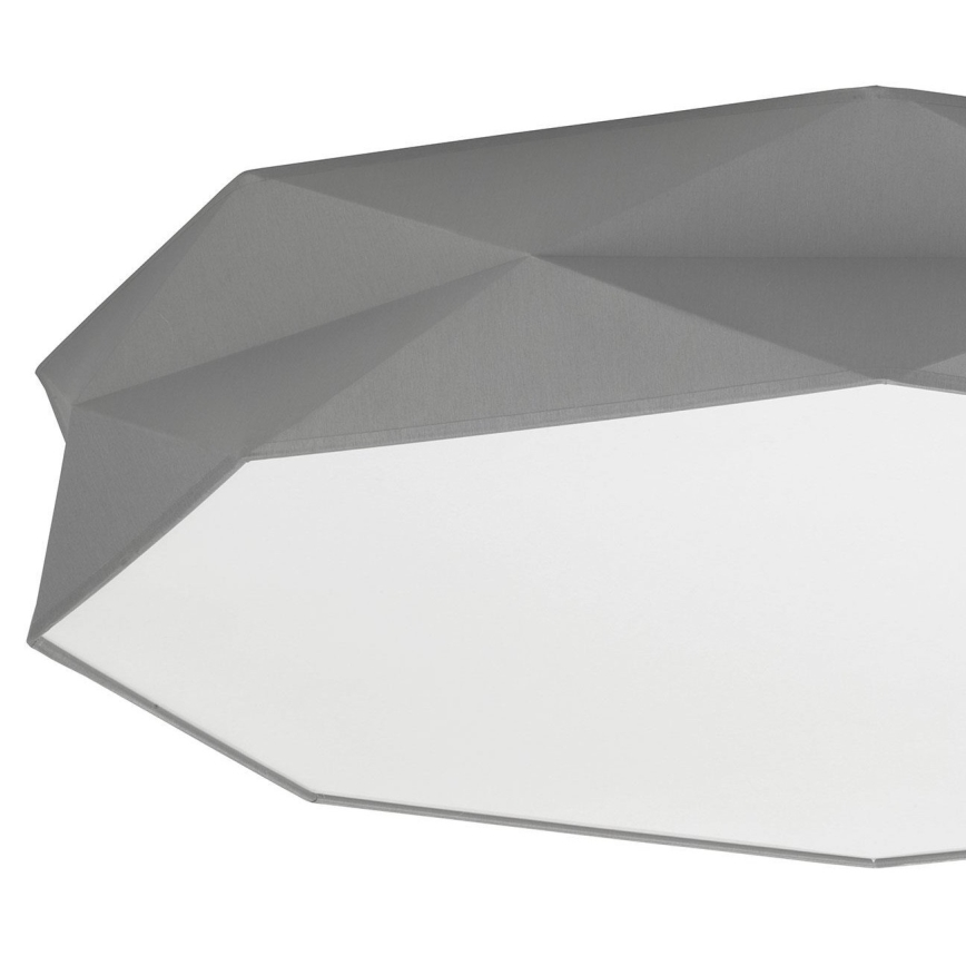 Plafonieră KANTOOR 6xE27/15W/230V gri