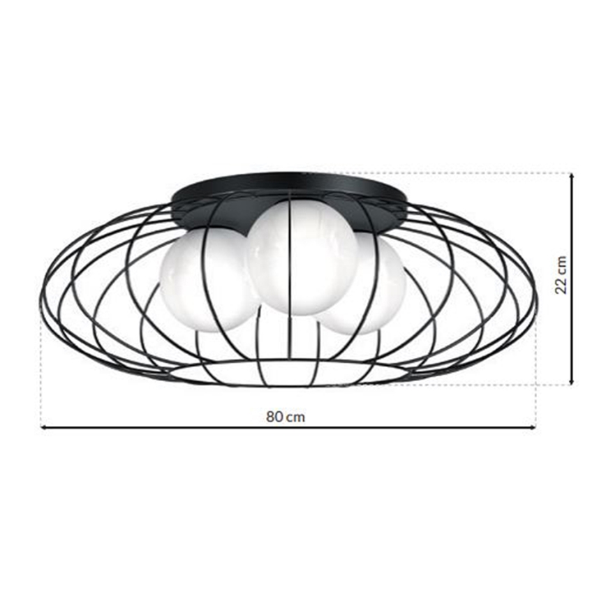 Plafonieră KRONOS 3xE14/40W/230V