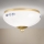 Plafonieră LANDHAUS 1xE27/60W/230V Ø 21 cm alamă/alb/albastru