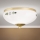 Plafonieră LANDHAUS 1xE27/60W/230V Ø 21 cm alamă/alb/verde