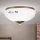 Plafonieră LANDHAUS 1xE27/60W/230V, Ø 21 cm, bronz/alb/albastru