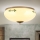 Plafonieră LANDHAUS, 2 x E27, 60 W, 230 V, Ø 28 cm, bronz/bej/verde
