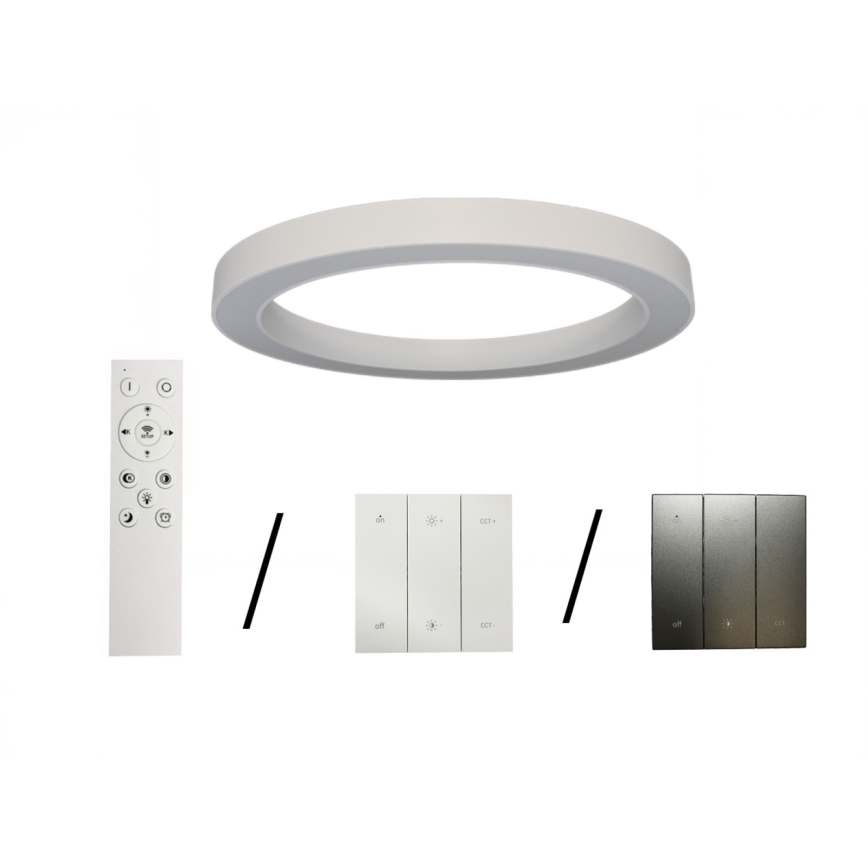 Plafonieră LED 100 W, 230 V, 3000/4000/6500 K, Ø 100 cm, albă