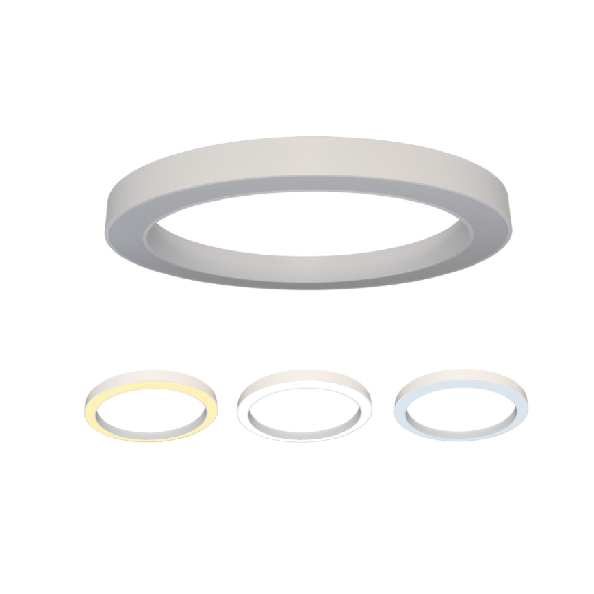 Plafonieră LED 100 W, 230 V, 3000/4000/6500 K, Ø 100 cm, albă