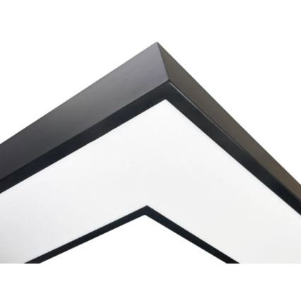 Plafonieră LED/100W/230V 3000/4000/6500K 80x80 cm negru