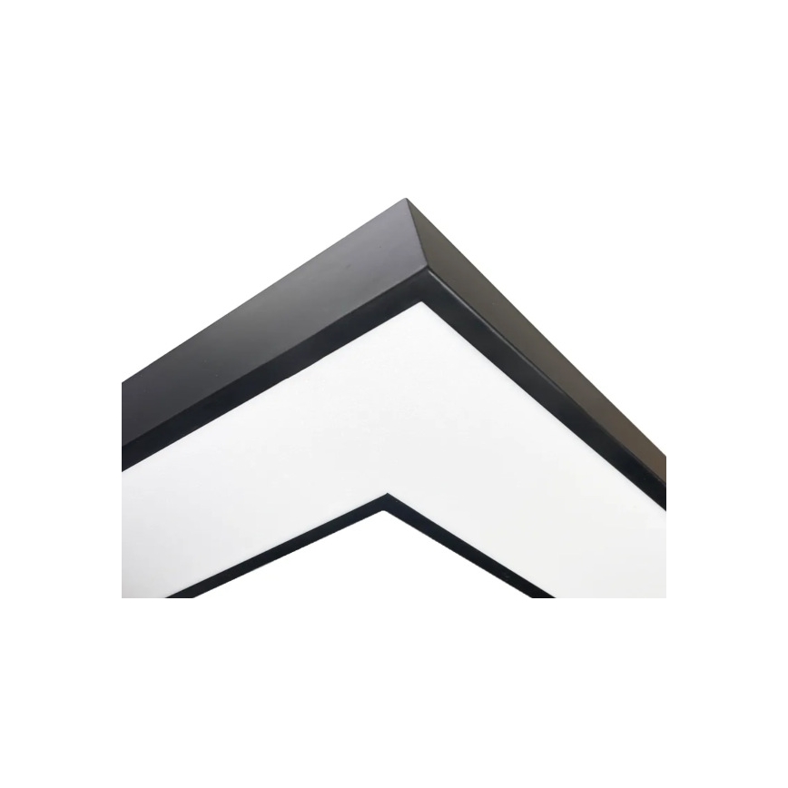 Plafonieră LED/100W/230V 3000/4000/6500K 80x80 cm negru