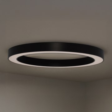 Plafonieră LED 115 W, 230 V, 3 temperaturi de culoare (3000/4000/6500 K), Ø 120 cm, negru