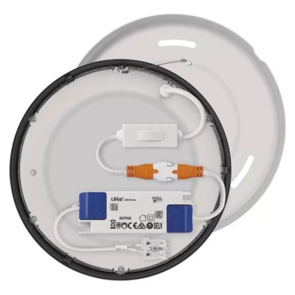 Plafonieră NEXXO LED/12,5W/230V 3000/3500/4000K d. 17 cm negru