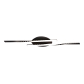 Plafonieră LED/12W/230V 3000K negru