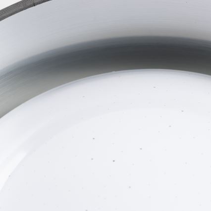 Plafonieră LED 12W, 230V, diam. 32 cm, gri/argintiu