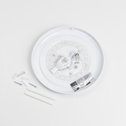 Plafonieră LED, 12W, 230V, Ø 32 cm, taupe/auriu