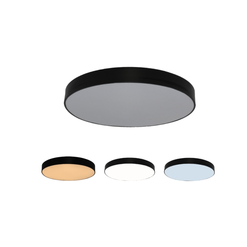 Plafonieră LED, 135W, 230V, 3000/4000/6500K, Ø 80 cm, neagră