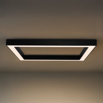 Plafonieră LED 150W/230V, 3000/4000/6500K, 120x120 cm, negru