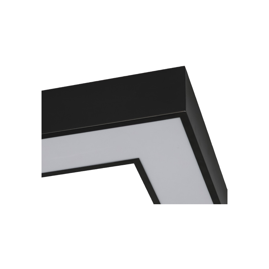 Plafonieră LED 150W/230V, 3000/4000/6500K, 120x120 cm, negru