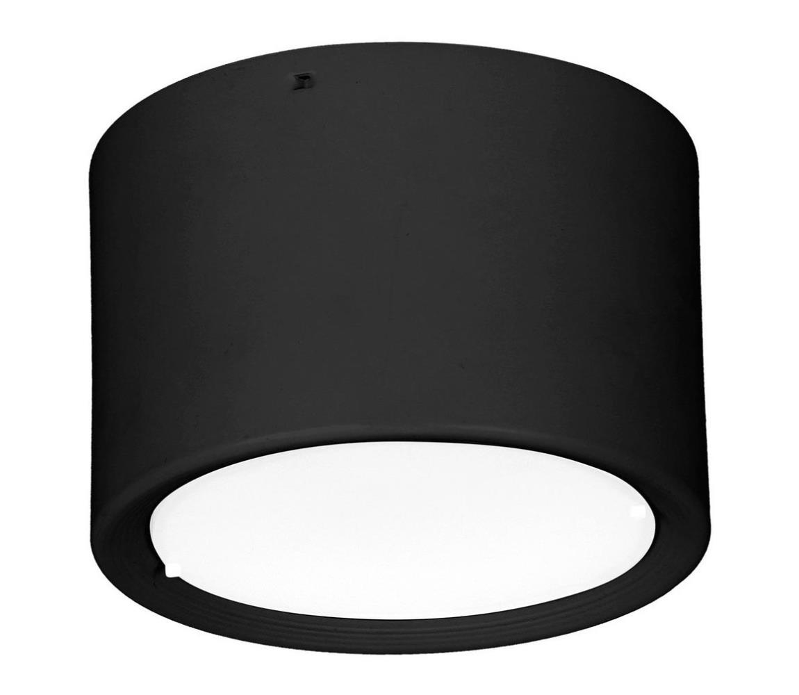 Plafonieră LED/16W/230V neagră d. 12 cm