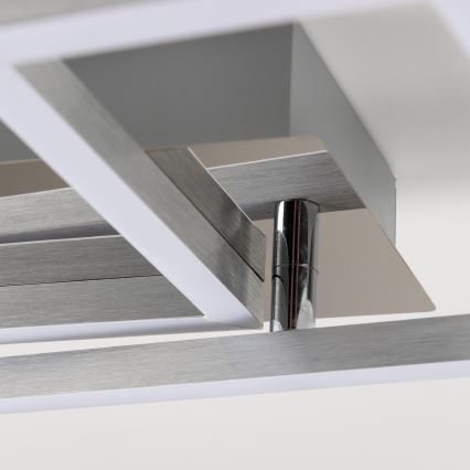 Plafonieră LED/17W/230V crom mat